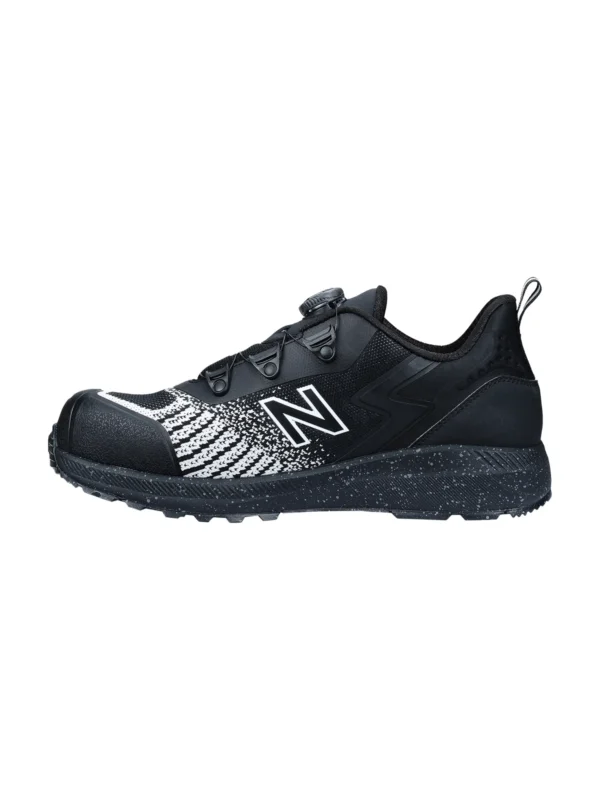 Buty robocze New Balance Speedware Boa S1 P SRC zapięcie boa spin, czarno-białe #Premium