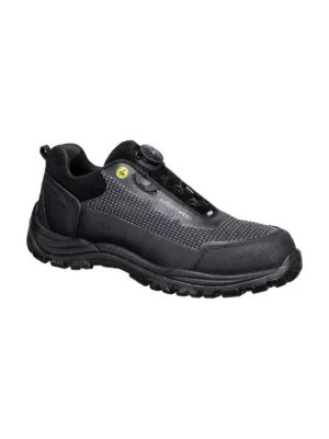 Buty robocze półbut Girder Composite czarne spin boa S3S ESD SR FO Portwest FE05