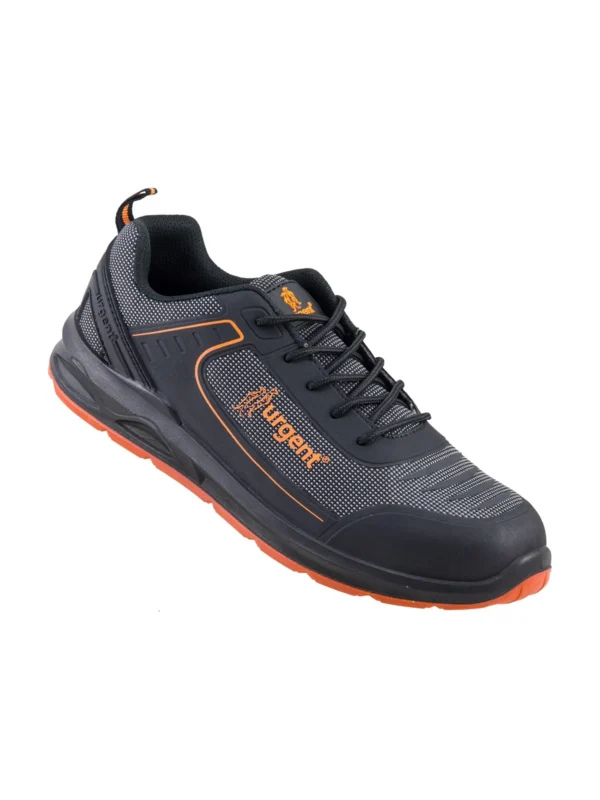 Buty robocze półbuty 226 S1 Urgent z podnoskiem szaro/pomarańczowe