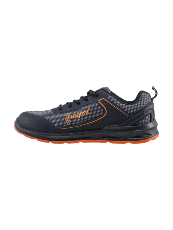 Buty robocze półbuty 226 S1 Urgent z podnoskiem szaro/pomarańczowe