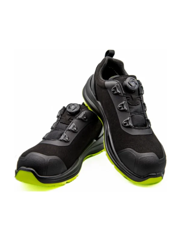 Buty robocze półbuty Arco S3S BoSafety zapięcie boa czarne