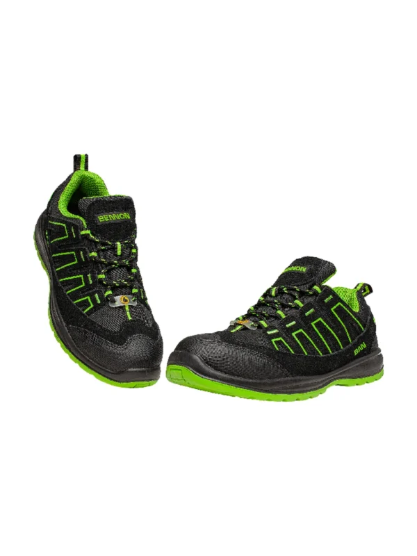 Buty robocze połbuty Bennon ALEGRO S1P ESD Green Low