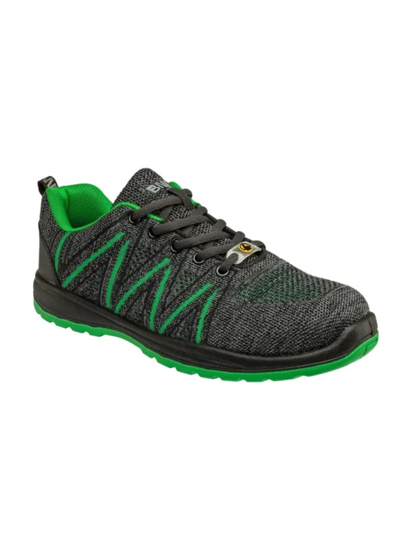 Buty robocze połbuty Bennon KNITTER S1 ESD Green Low