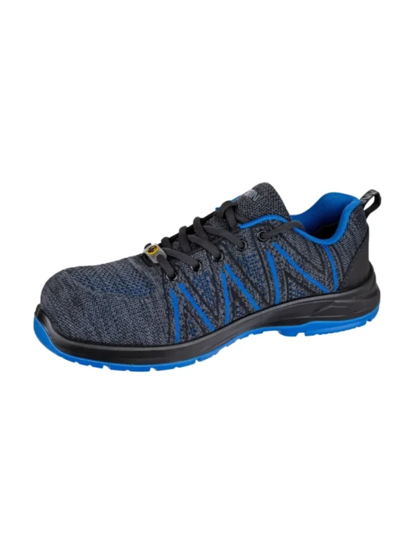 Buty robocze półbuty Bennon KNITTER S1 ESD NM 4WIDE Blue Low