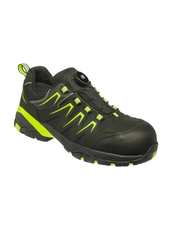 Buty robocze półbuty Bennon ORLANDO XTR S7S B-SPIN HI-VIS Low zapięcie Boa