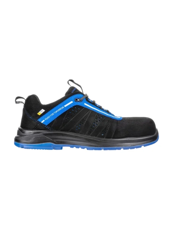 Buty robocze półbuty Bennon TRON S1PS ESD NM 4WIDE Blue Low