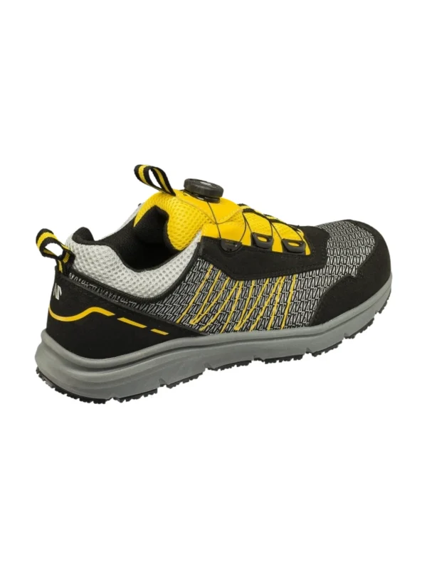 Buty robocze półbuty Bennon VENTOR S1PS ESD B-SPIN Yellow Low zapięcie BOA