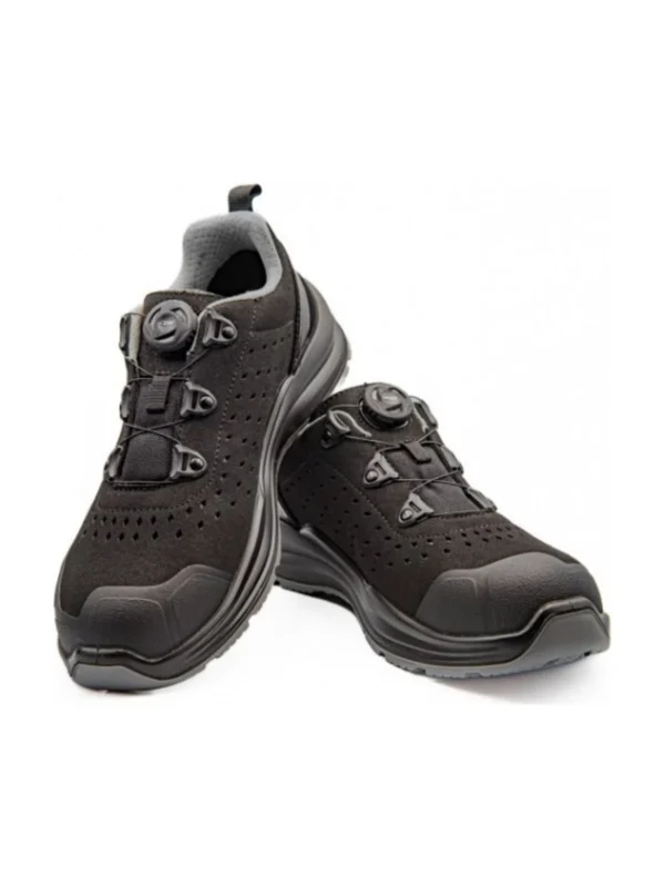 Buty robocze półbuty BoSafety NAFPLIO-MOZ S1PS ESD zapięcie boa #Bestseller