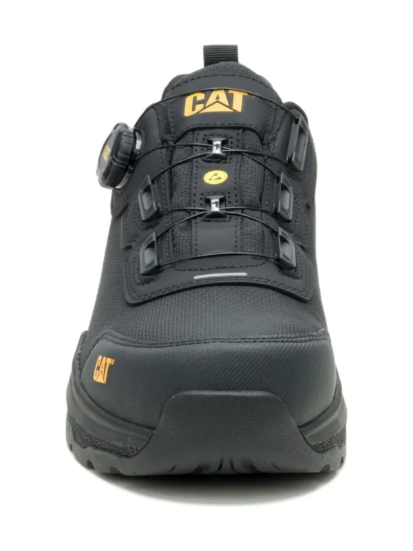 Buty robocze półbuty Cat Caterpillar Inductor Tech Lo S3 ESD zapięcie boa czarne