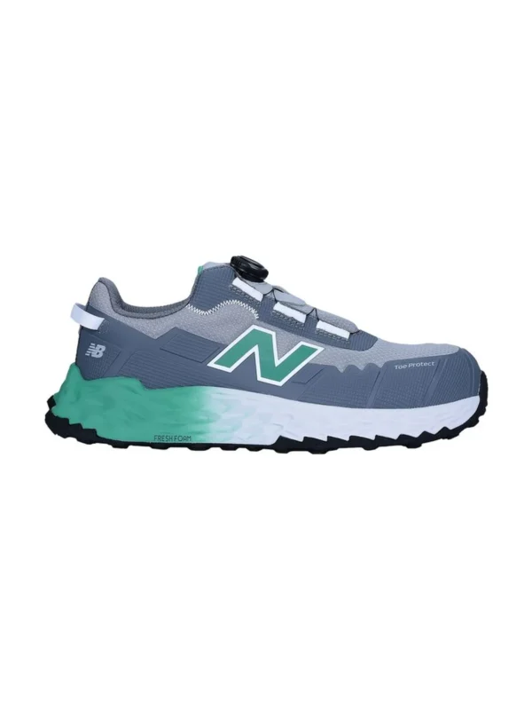 Buty robocze półbuty New Balance Cremorne S1 zapięcie BOA 2E szaro-zielone #Premium
