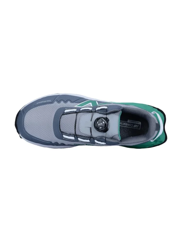 Buty robocze półbuty New Balance Cremorne S1 zapięcie BOA 2E szaro-zielone #Premium