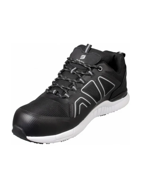 Buty robocze półbuty S1P Flash BoSafety lekkie czarne
