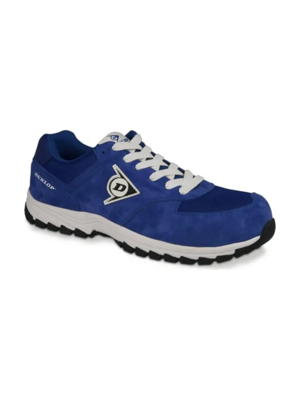 Buty robocze półbuty S3 metal free Flying Arrow Dunlop niebieskie