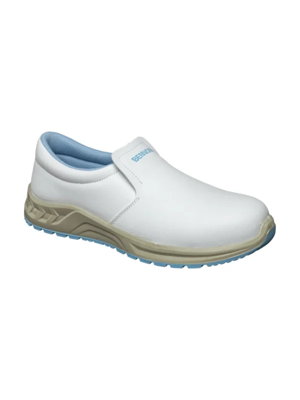 Buty robocze półbuty WHITE S2 Moccasin białe Bennon