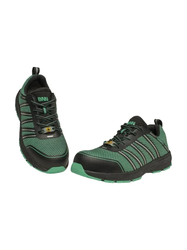 Buty robocze półbuty zawodowe Bennon Vectra O1 ESD NM TRQ Black Low