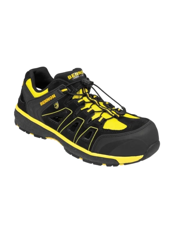 Buty robocze sandały Bennon BOMBIS S1 ESD NM Yellow Sandal
