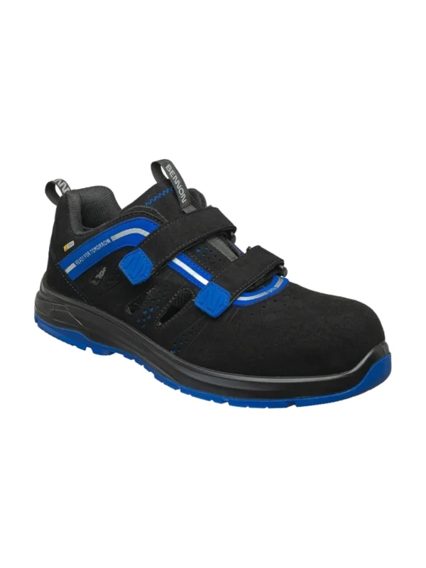 Buty robocze sandały Bennon TRON S1PS ESD NM 4WIDE Blue Sandal
