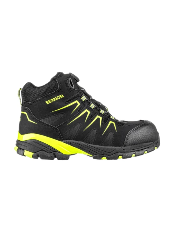 Buty robocze trzewiki Bennon ORLANDO XTR S7S HI-VIS High zapięcie BOA