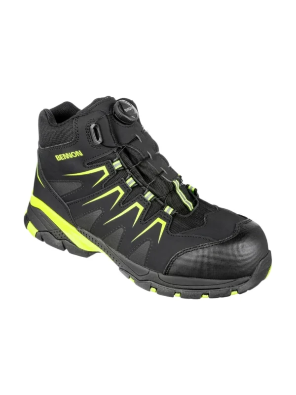 Buty robocze trzewiki Bennon ORLANDO XTR S7S HI-VIS High zapięcie BOA