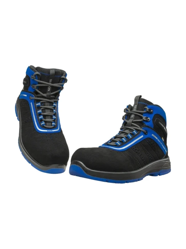 Buty robocze trzewiki Bennon TRON S1PS ESD NM 4WIDE Blue High