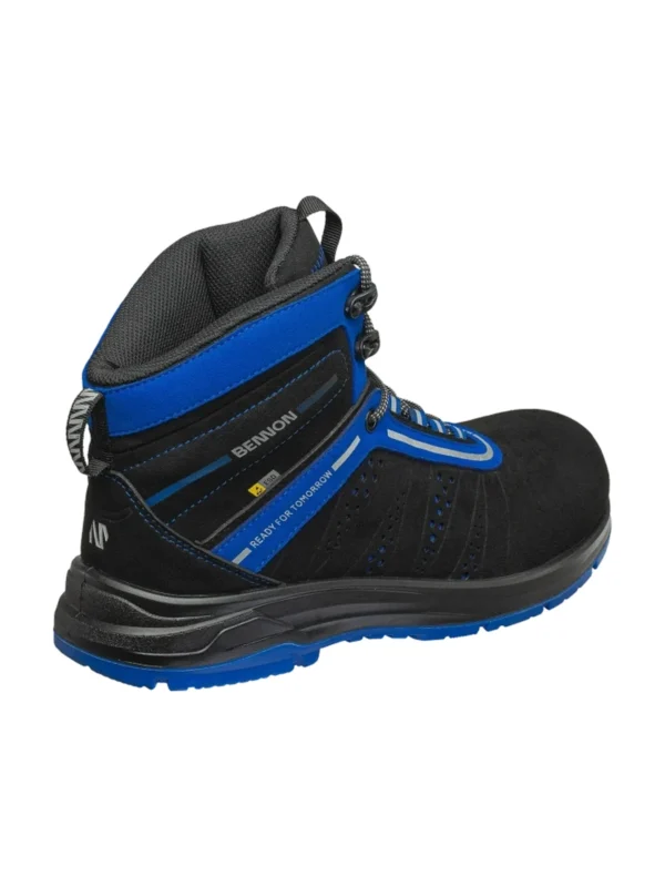 Buty robocze trzewiki Bennon TRON S1PS ESD NM 4WIDE Blue High