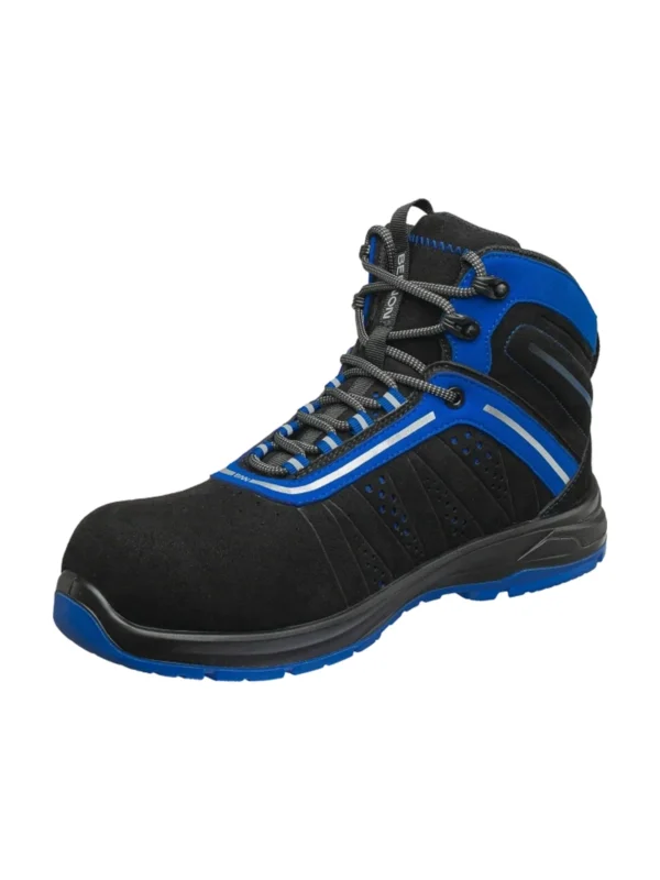 Buty robocze trzewiki Bennon TRON S1PS ESD NM 4WIDE Blue High