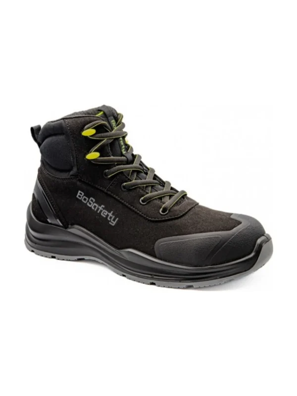 Buty robocze trzewiki Leonidio S3 SR ESD Bosafety lekkie czarne