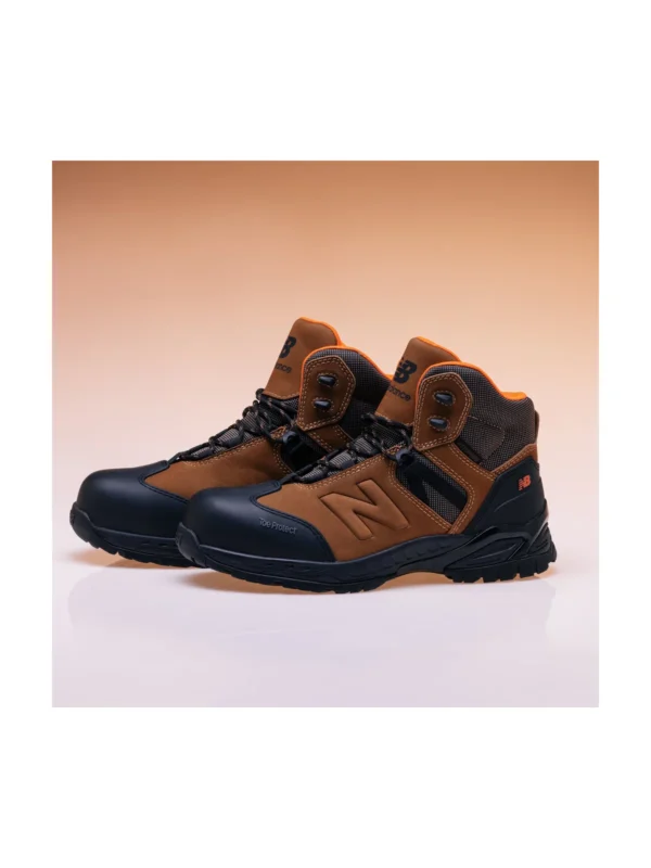 Buty robocze trzewiki New Balance Allsite S3 WR SRC brązowe #Premium