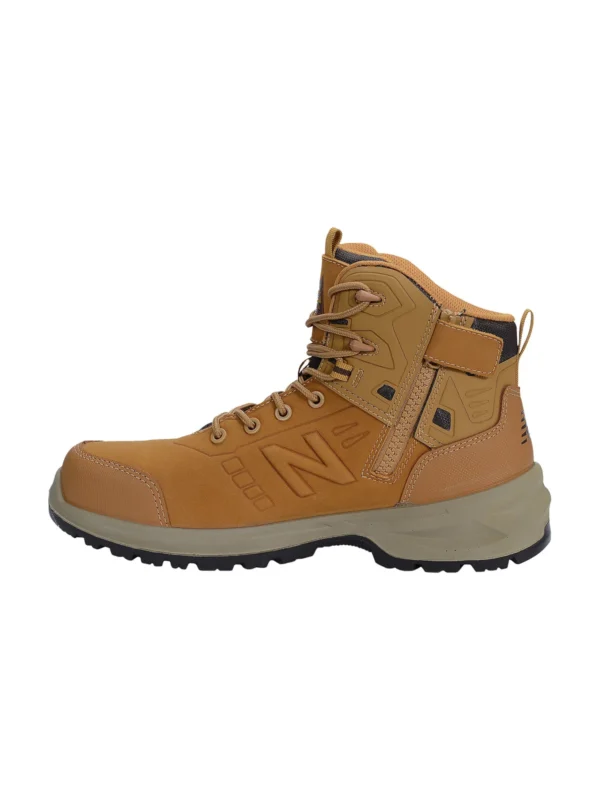 Buty robocze trzewiki New Balance Calibre S3L, brązowe miodowe #Premium