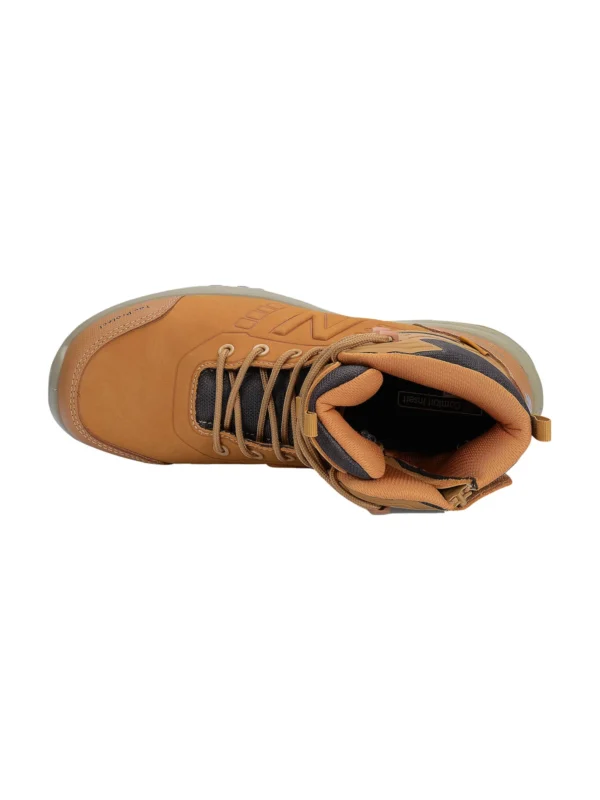 Buty robocze trzewiki New Balance Calibre S3L, brązowe miodowe #Premium
