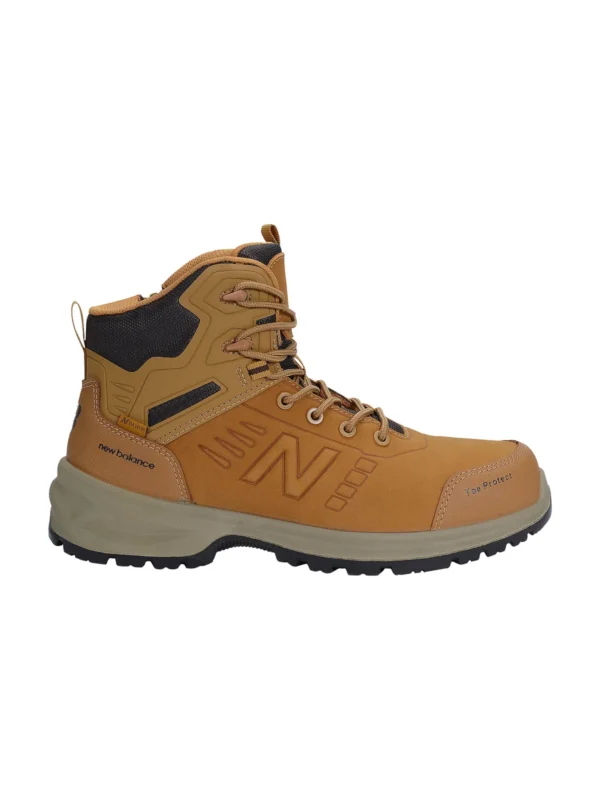 Buty robocze trzewiki New Balance Calibre S3L, brązowe miodowe #Premium