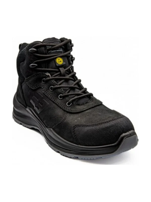 Buty robocze trzewiki S3 ESD Spartaks BoSafety czarne