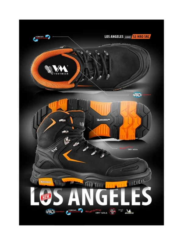 Buty robocze trzewiki S3 Los angeles VM Footwear