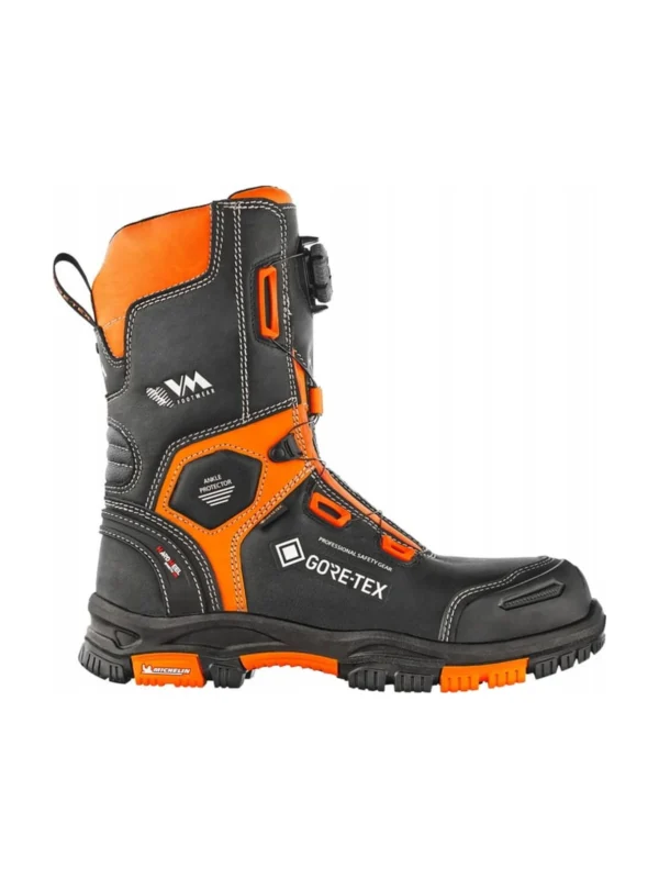 Buty robocze trzewiki S7 wysokie Connecticut VM Footwear zapięcie boa spin