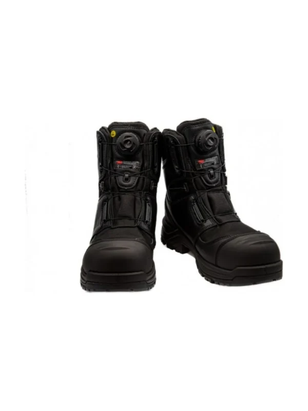 Buty robocze trzewiki zimowe S7 Poseidon BoSafety zapięcie boa
