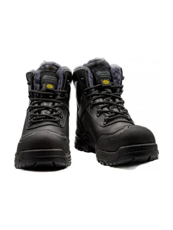 Buty robocze zimowe trzewiki ocieplane Triton S3S BoSafety czarne