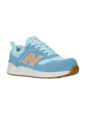 Damskie buty robocze New Balance Elite Lite Womens S1 PL, niebiesko- pomarańczowe#Premium