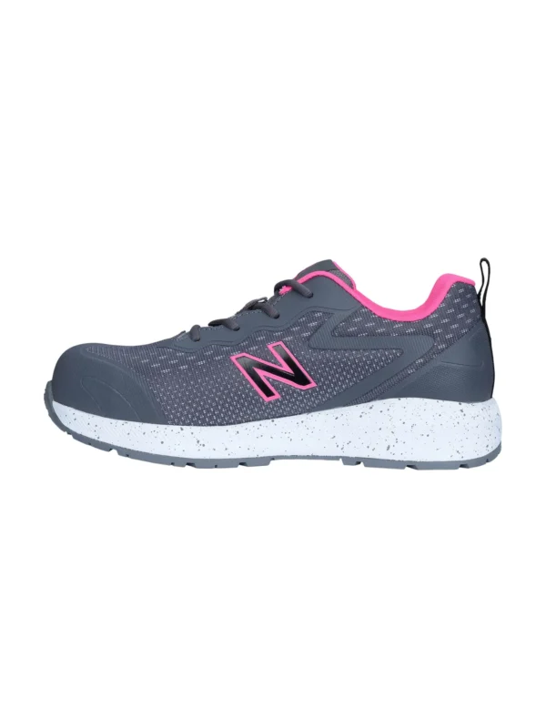 Damskie buty robocze New Balance Logic Womens S1 PL, szaro-różowe #Premium