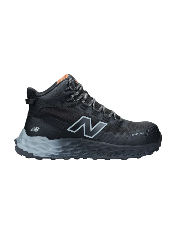Damskie buty robocze trzewiki New Balance Cremorne Mid Womens S3L HRO FO SC SR ESD, czarno-szare #Premium