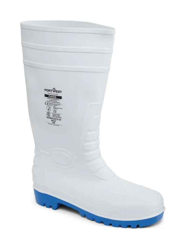Kalosze wysokie z podnoskiem białe S5 Total Safety FW95 Portwest