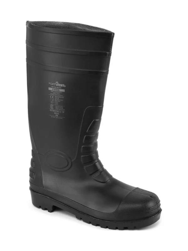 Kalosze wysokie z podnoskiem czarne S5 Total Safety FW95 Portwest