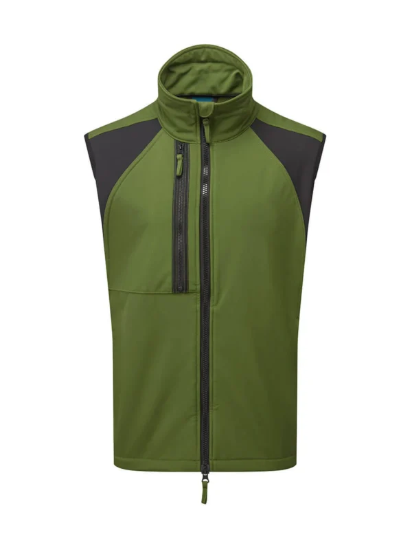 Kamizelka bezrękawnik zielony softshell ECO WX2 Portwest CD876
