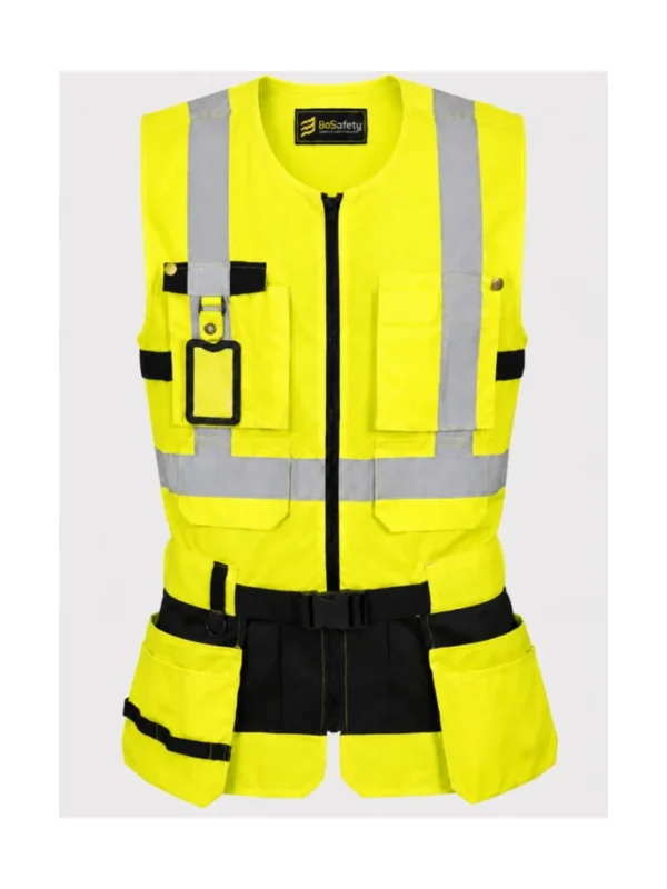 Kamizelka ostrzegawcza BoSafety Hi-Vis Żółty/Czarny