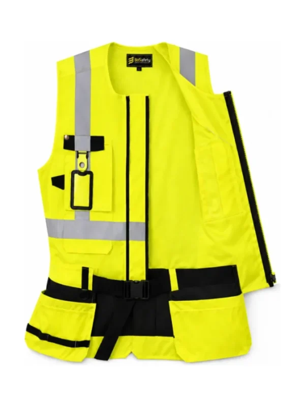 Kamizelka ostrzegawcza BoSafety Hi-Vis Żółty/Czarny