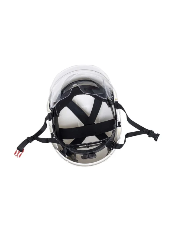 Kask roboczy ochronny hełm z okularami biały Ardon
