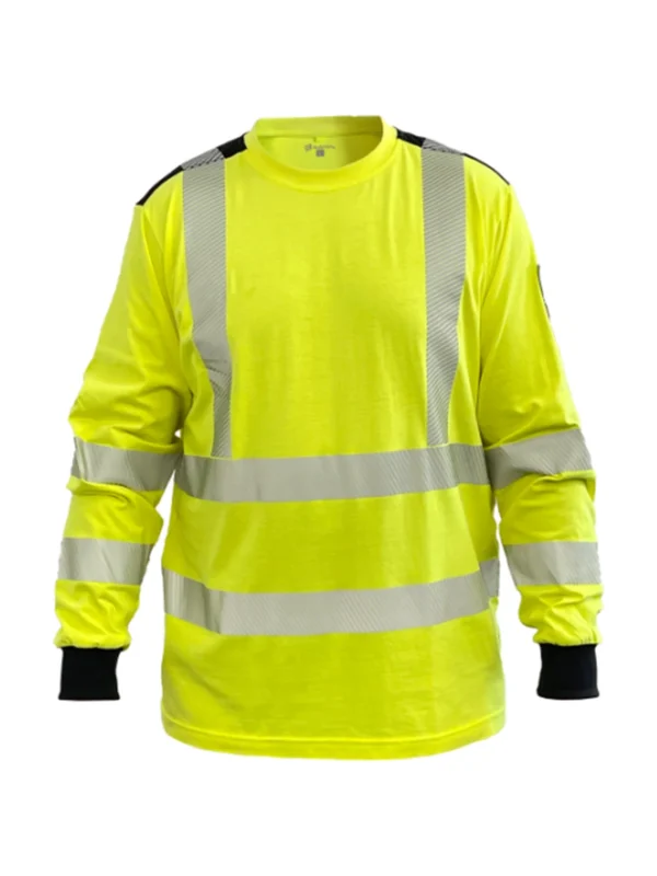 Koszulka antystatyczna odblaskowa BoSafety MULTISAFE III kat. Hi-vis Klasa 3 żółta