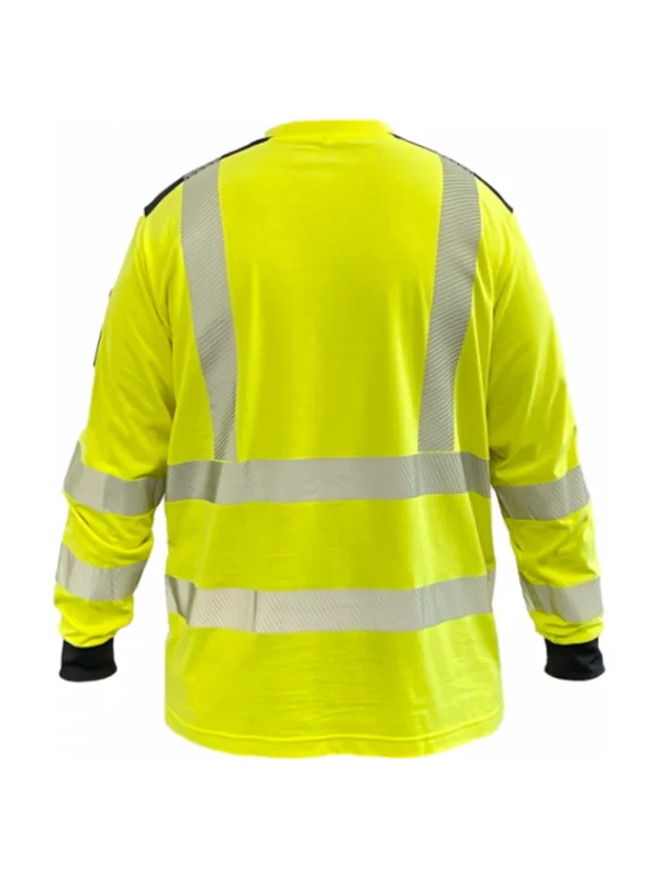 Koszulka antystatyczna odblaskowa BoSafety MULTISAFE III kat. Hi-vis Klasa 3 żółta