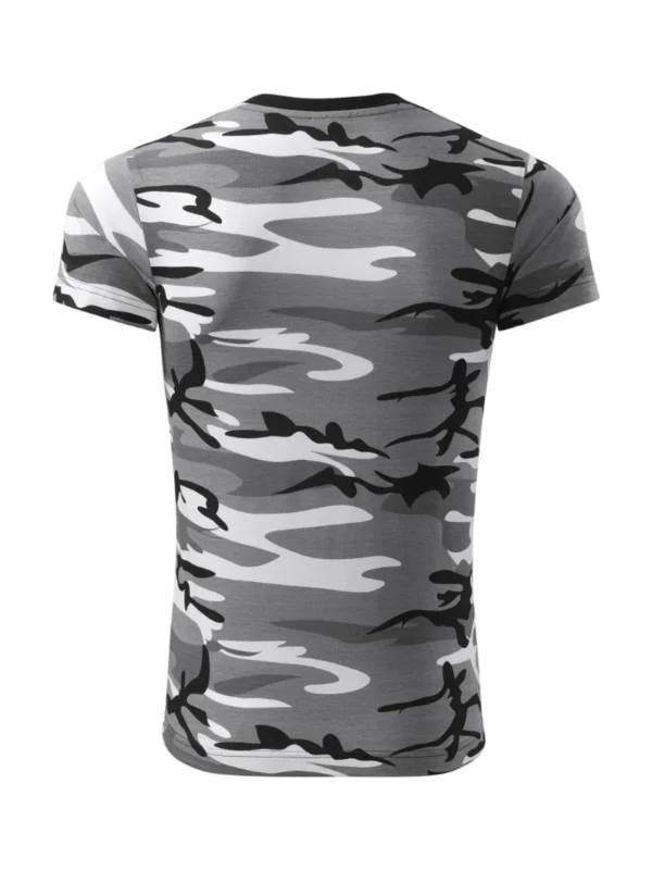 Koszulka bawełniana Camouflage Malfini moro szara