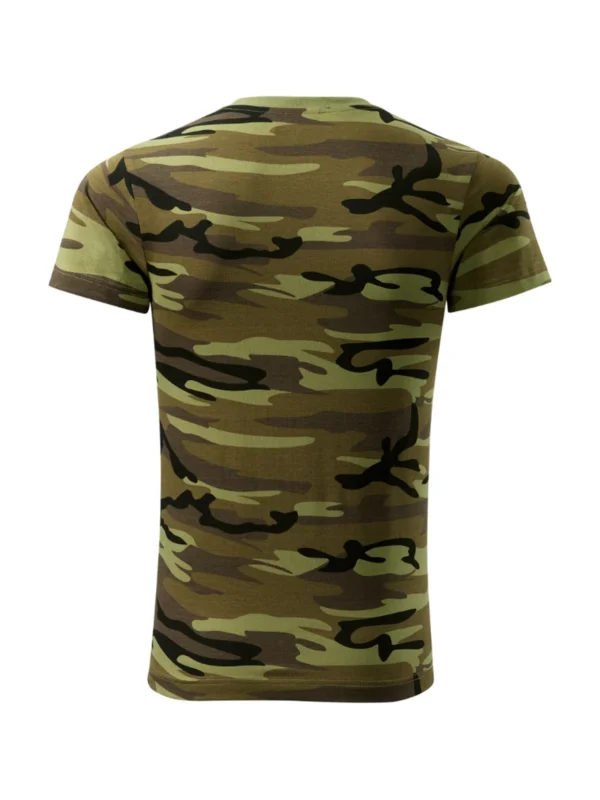 Koszulka bawełniana Camouflage Malfini moro zielona