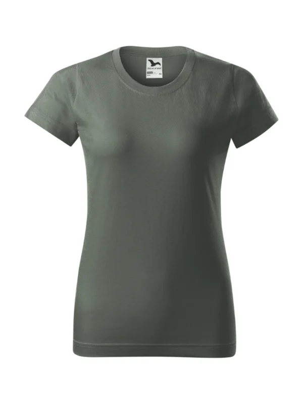 Koszulka bawełniana damska Malfini Basic ciemna khaki